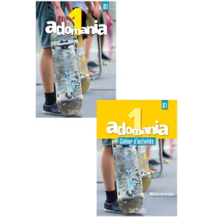 Adomania 1-A1 Livre De L Eleve+Cahier D Activites+Audio+Parcours Digital (2 Books set)
