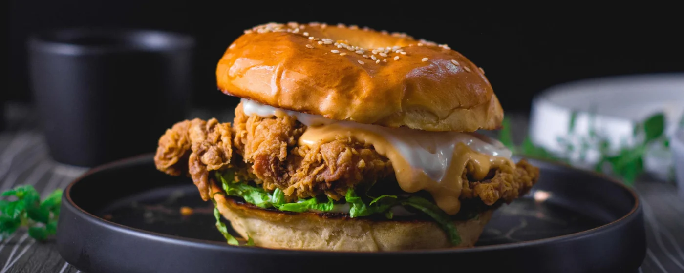 Hot Chicken Sandwich (Sandwich au Poulet Chaud)