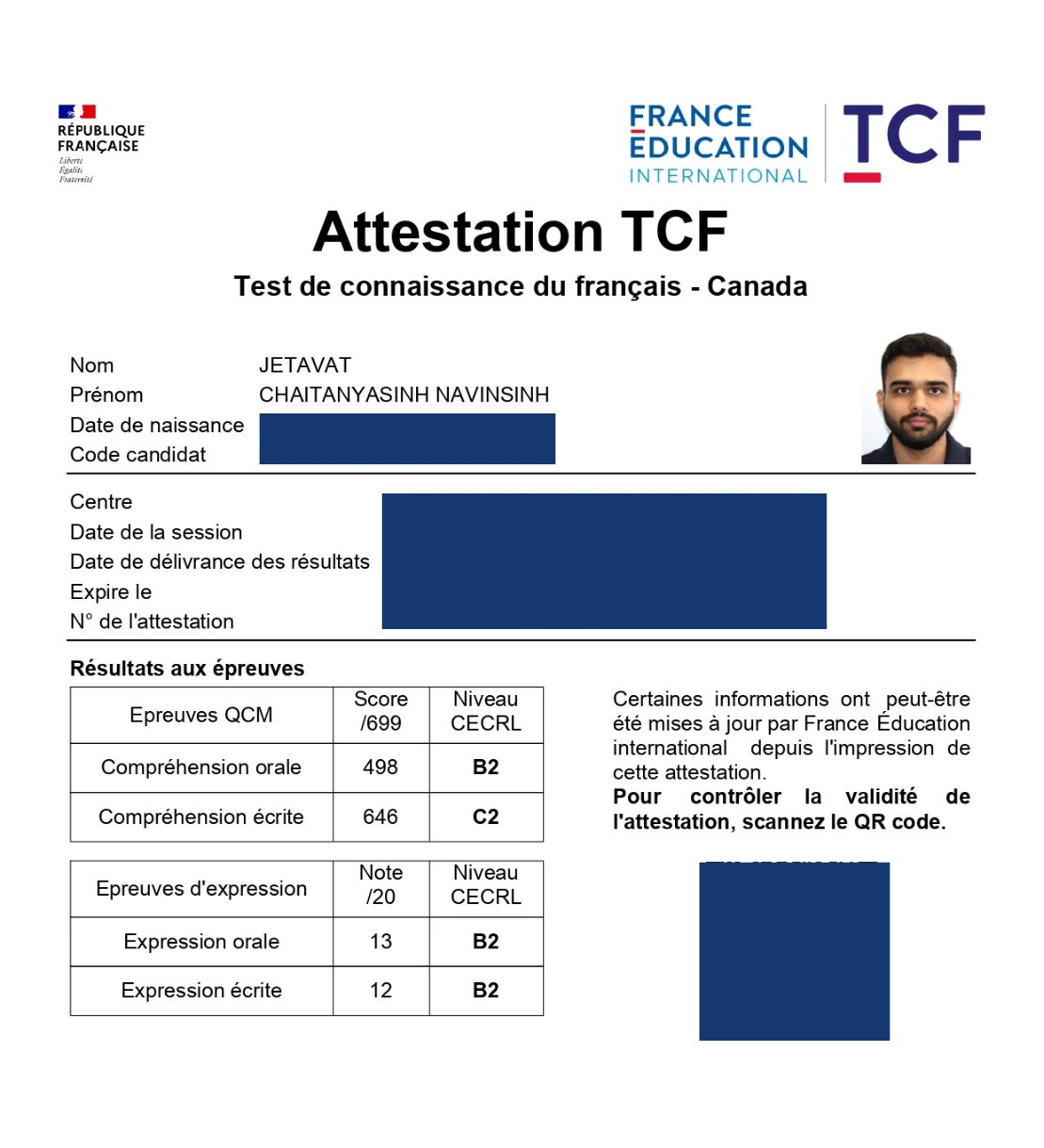 Chaitanya result