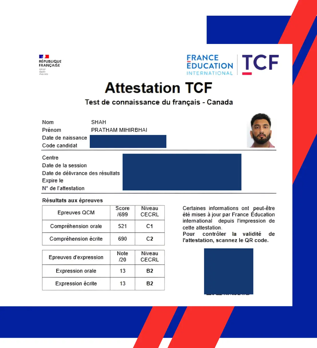 Pratham's result